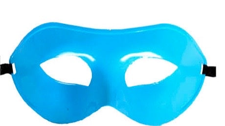 BLUE COLOUR PARTY MASK